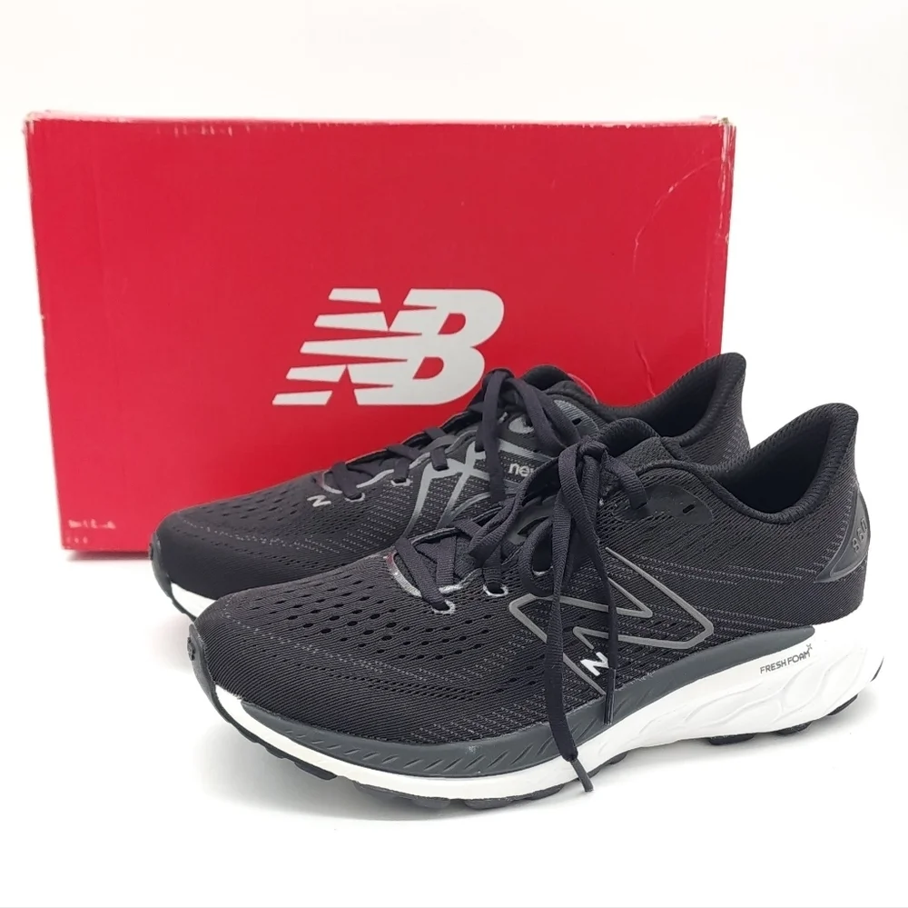 New Balance Fresh Foam X 860v13 Black Shoes Kids Size 7 Wide EU 40